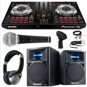 Pioneer DDJ-SB3 Serato DJ Controller Starter Package w/ Speakers + Headphones