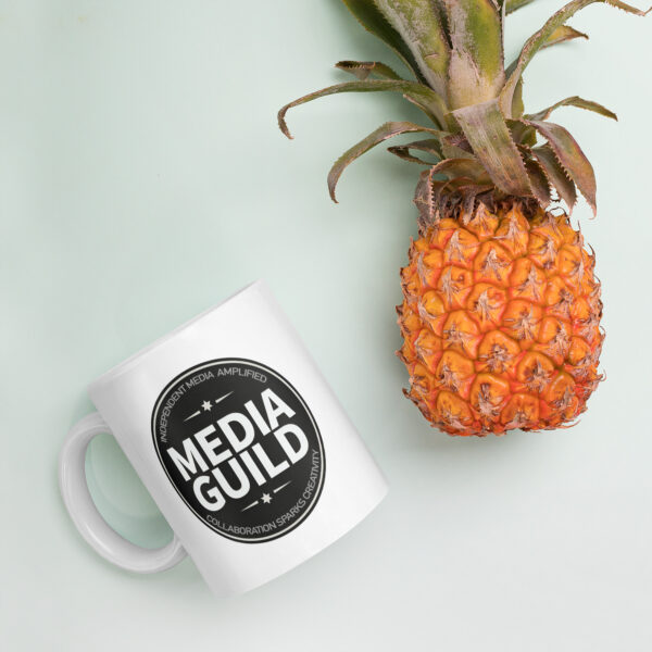 Media Guild White glossy mug - Image 5