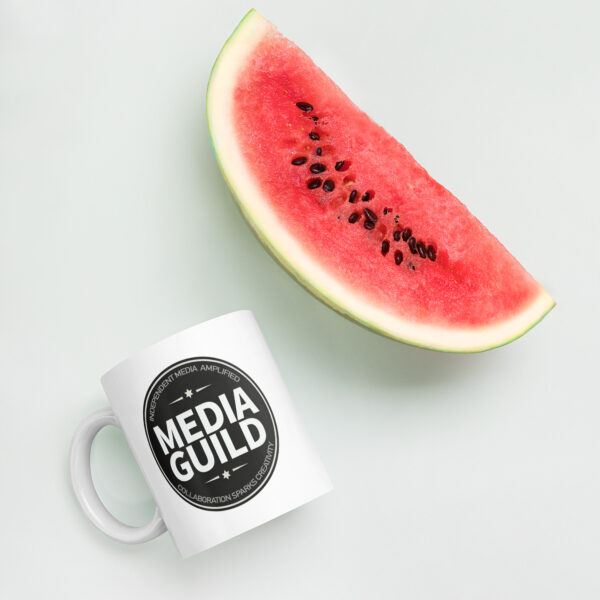 Media Guild White glossy mug - Image 6