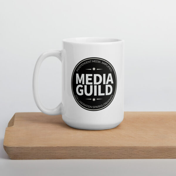 Media Guild White glossy mug - Image 7